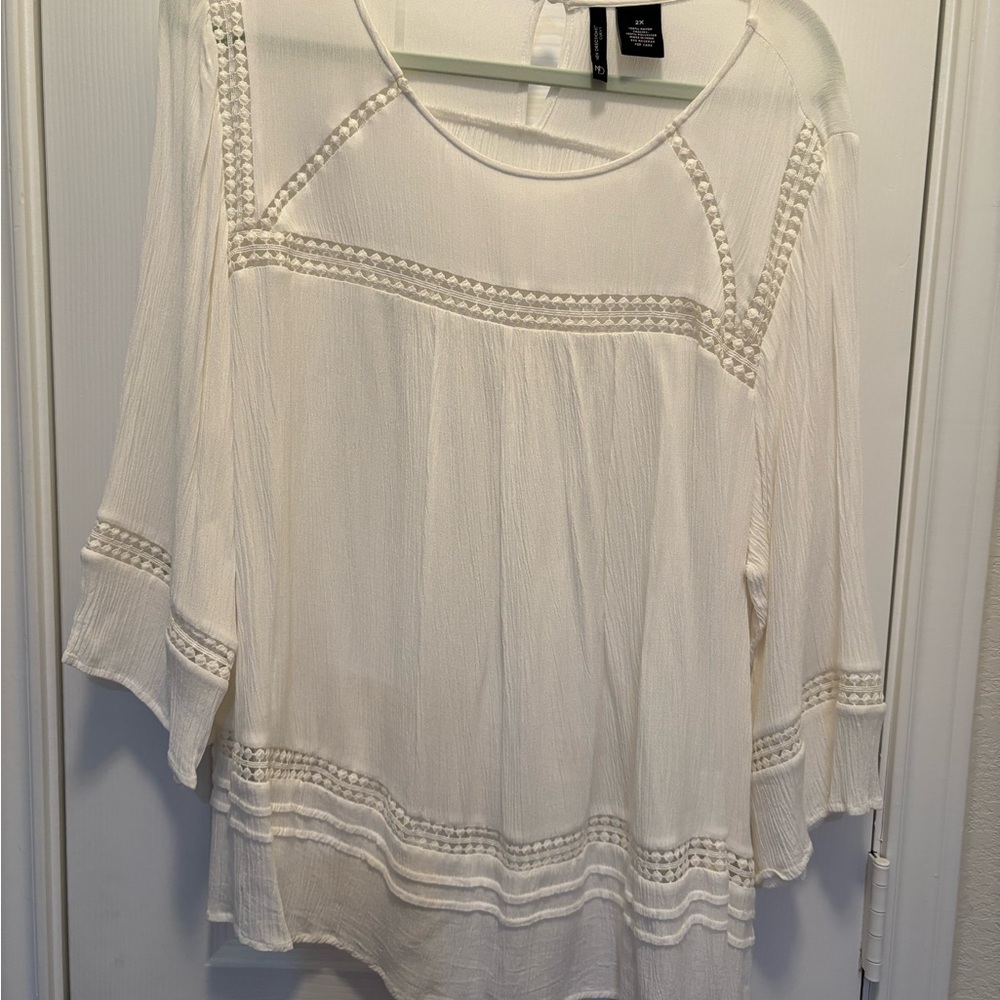 Elegant Ivory Women's Top